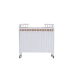 Coverplay Manning Compact Metal Crib, White